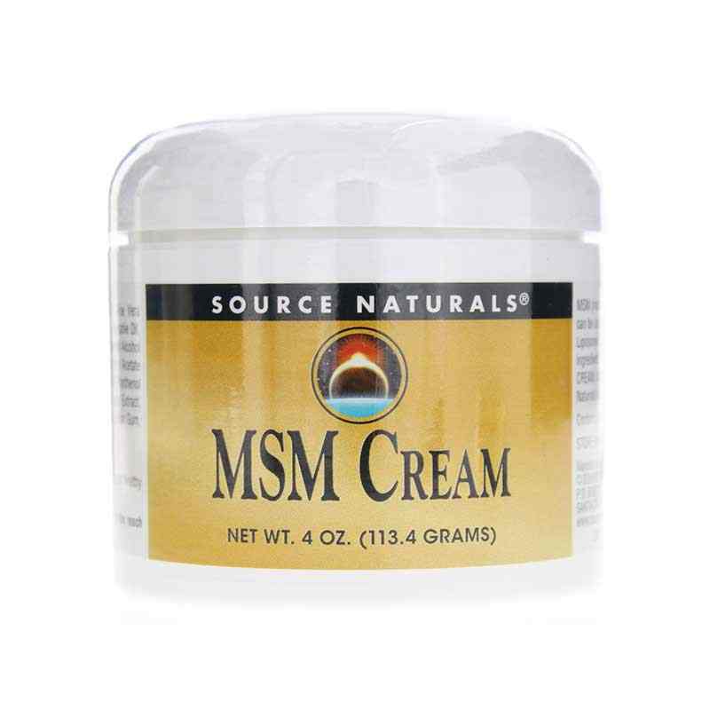 MSM Cream, Source Naturals – Natural Healthy Concepts
