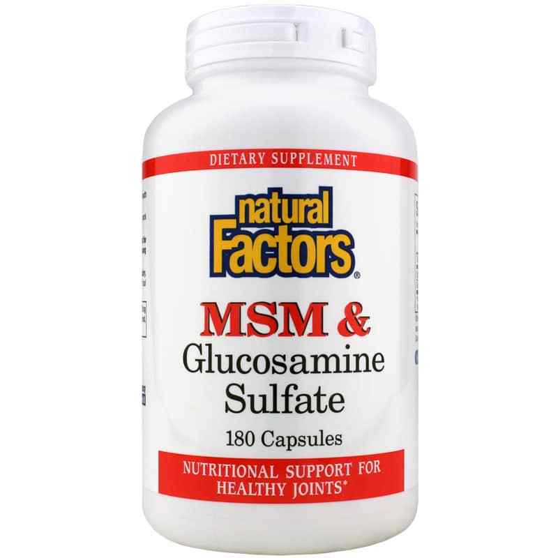 MSM & Glucosamine Sulfate, by Natural Factors