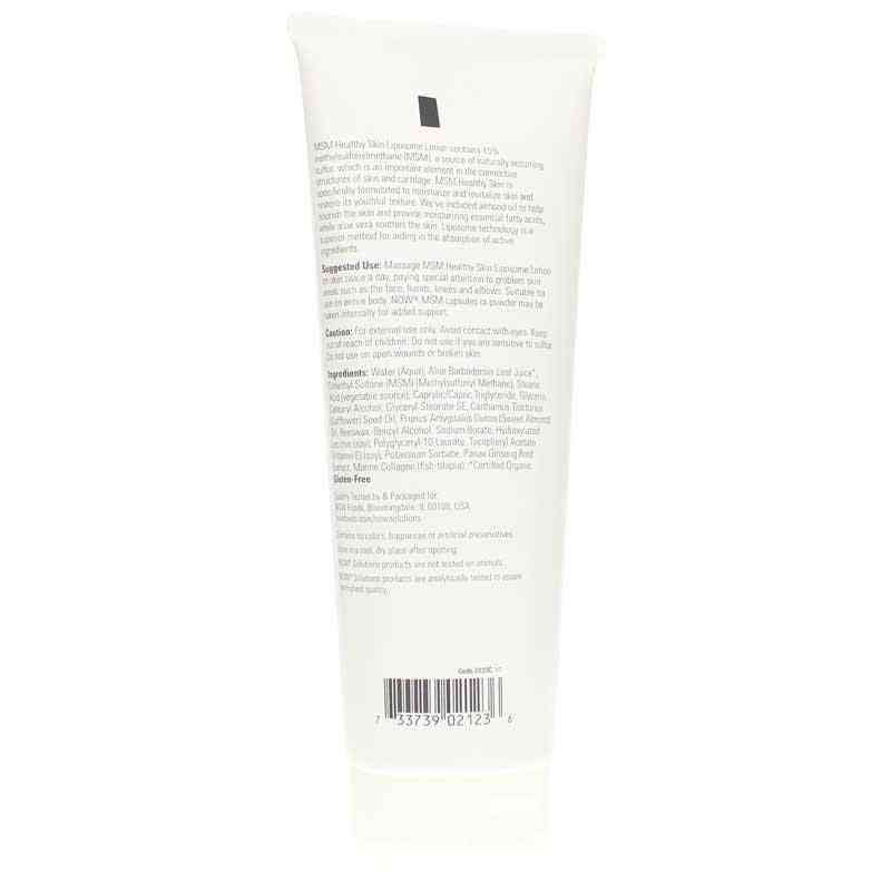MSM Healthy Skin Lipsome Lotion, by NOW Foods, image #2
