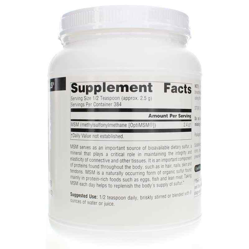 MSM Powder, 35 Oz, by Source Naturals, image #2
