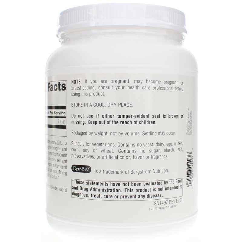 MSM Powder, 35 Oz, by Source Naturals, image #3
