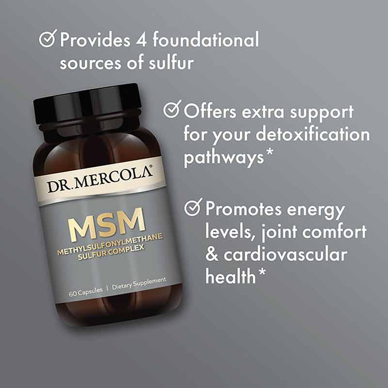 MSM Sulfur Complex, 60 Capsules, by Dr. Mercola, image #4