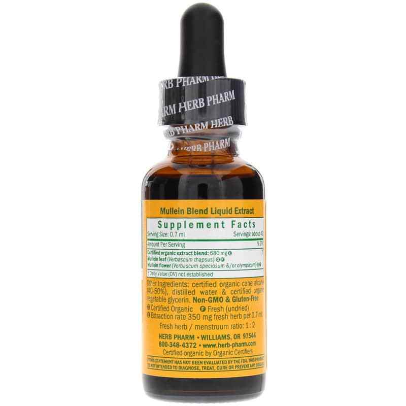 Mullein Blend, 1 Oz, by Herb Pharm, image #2