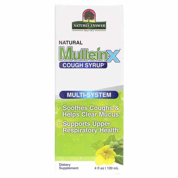 Mullein-X Cough Syrup Multi-System, Nature's Answer – Natural