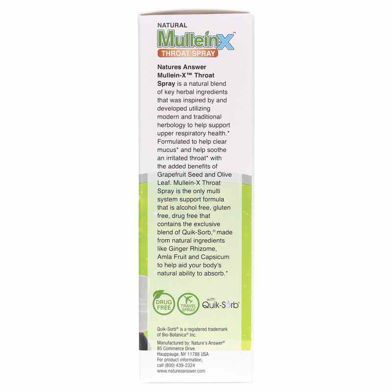 Mullein-X Throat Spray On-The-Go, by Natures Answer, image #2