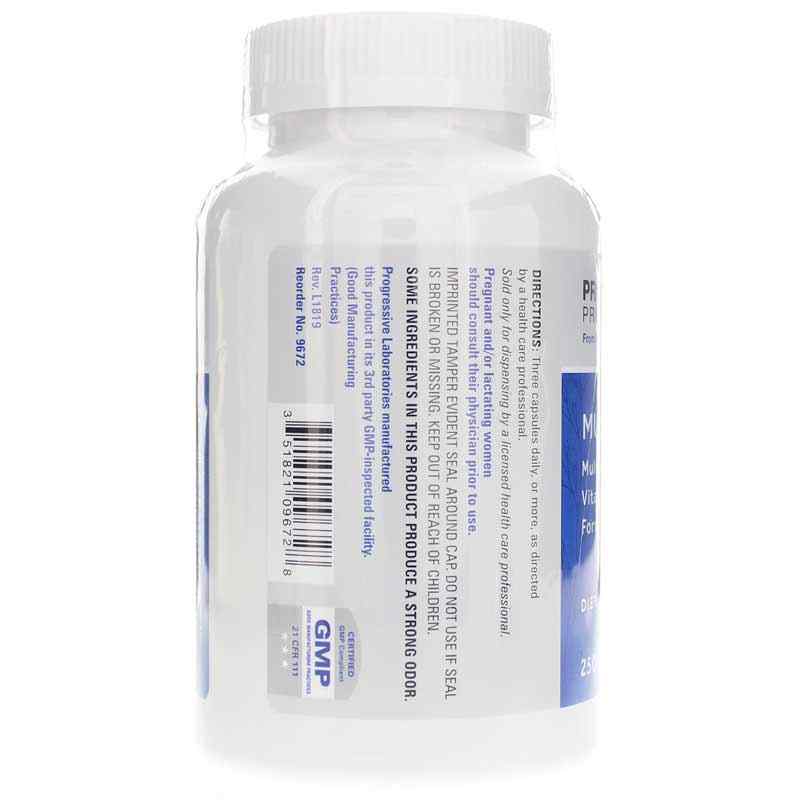 Multi Caps, 250 Capsules, by Progressive Labs, image #3