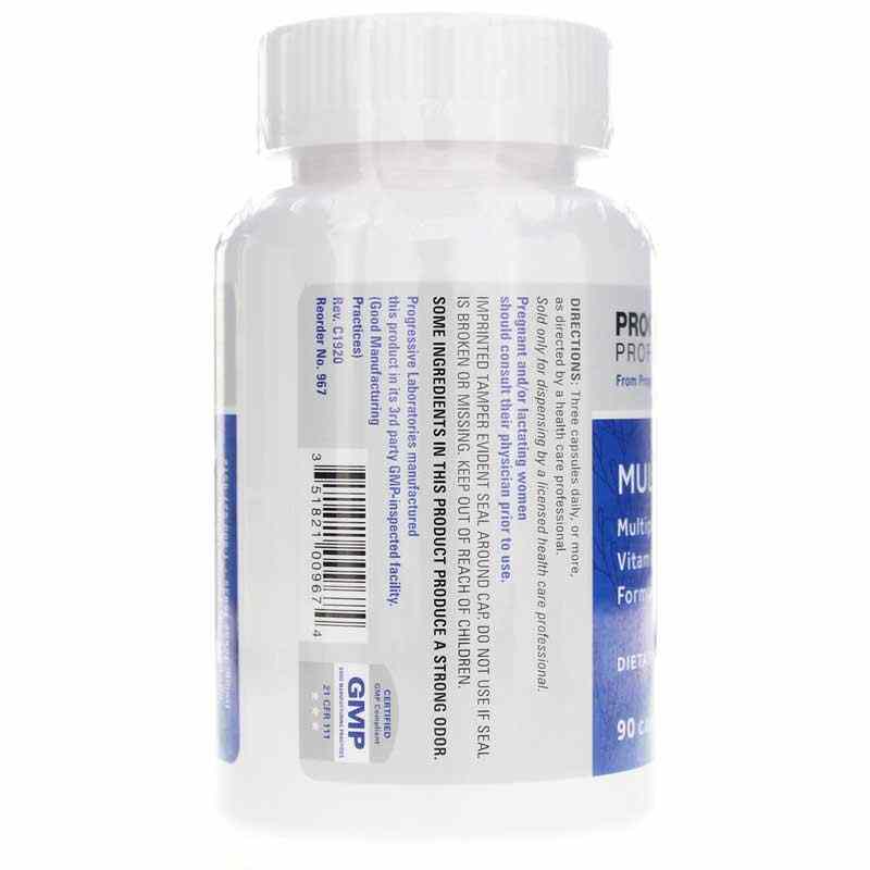 Multi Caps, 90 Capsules, by Progressive Labs, image #3
