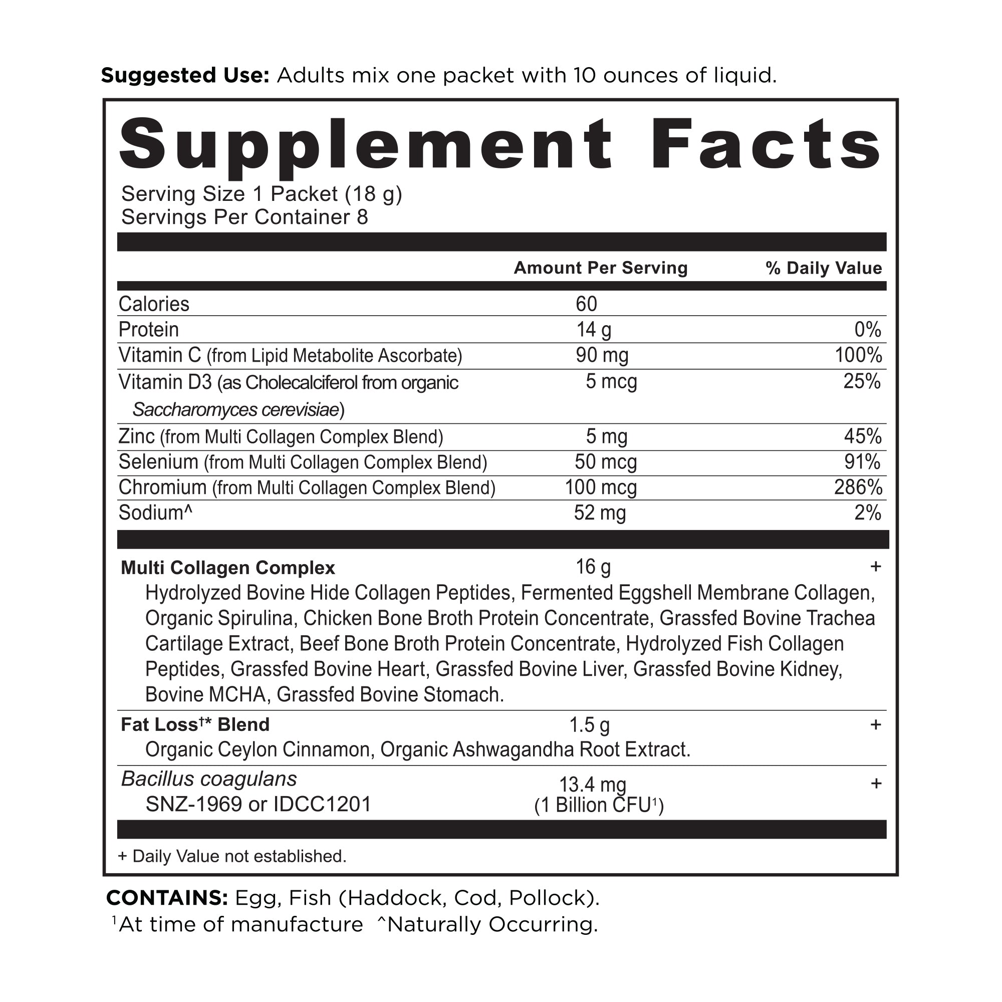 Multi Collagen Advanced Lean Sachets, by Ancient Nutrition