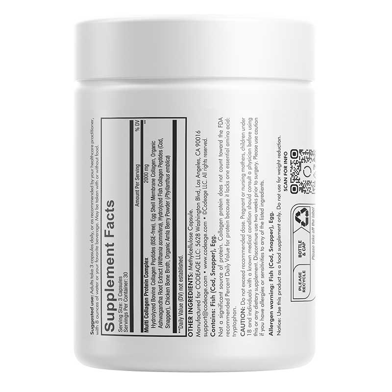 Multi Collagen Caps, by Codeage, image #3