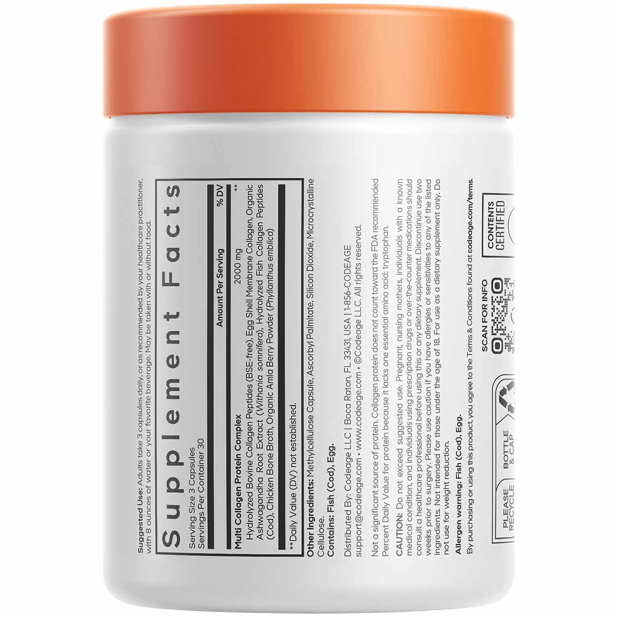 Multi Collagen Caps, by Codeage