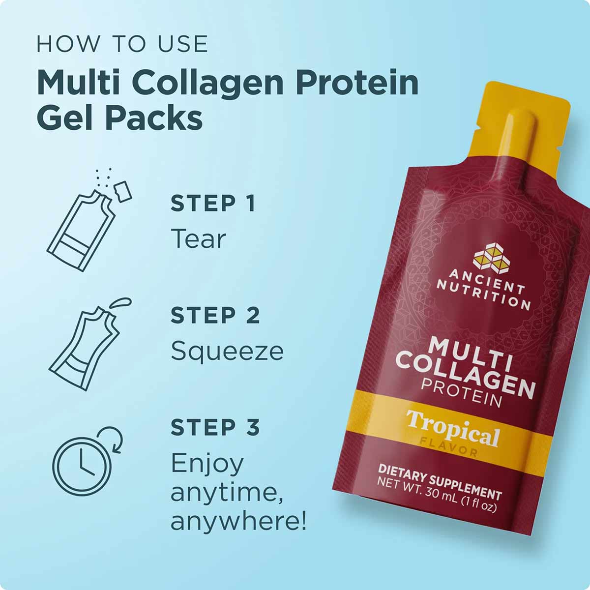 Multi Collagen Protein Gel, by Ancient Nutrition