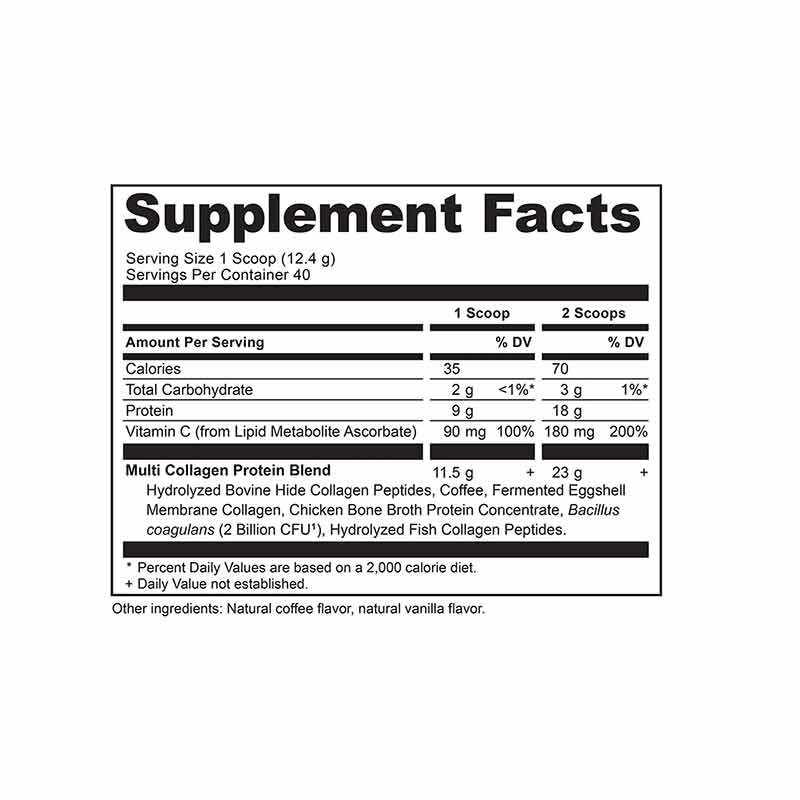 Multi Collagen Protein Powder, Cold Brew, 17.5 Oz, by Ancient Nutrition, image #3