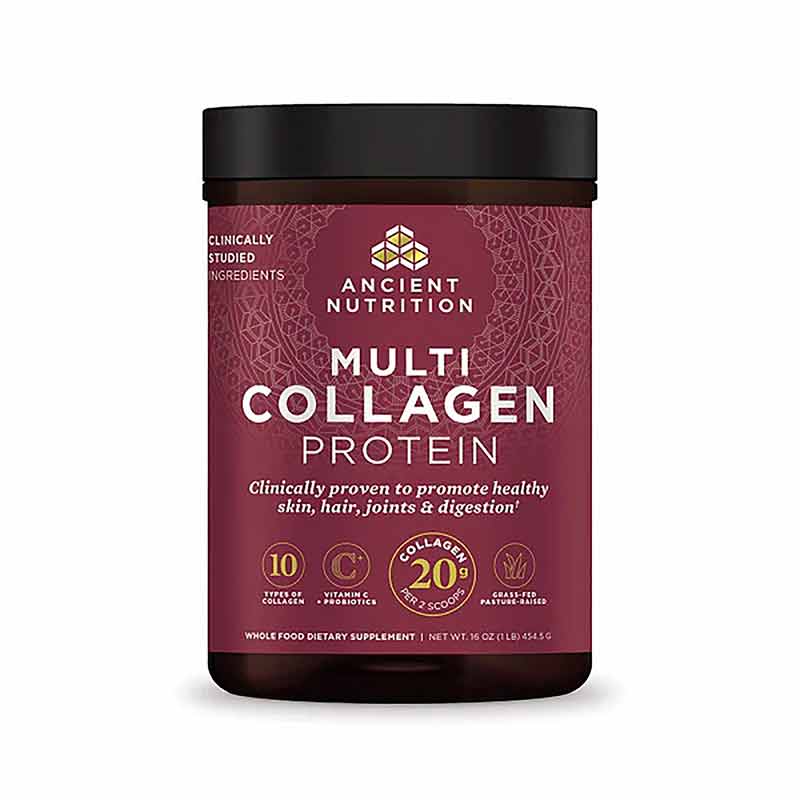 Multi Collagen Protein Powder, Natural, 16 Oz, by Ancient Nutrition