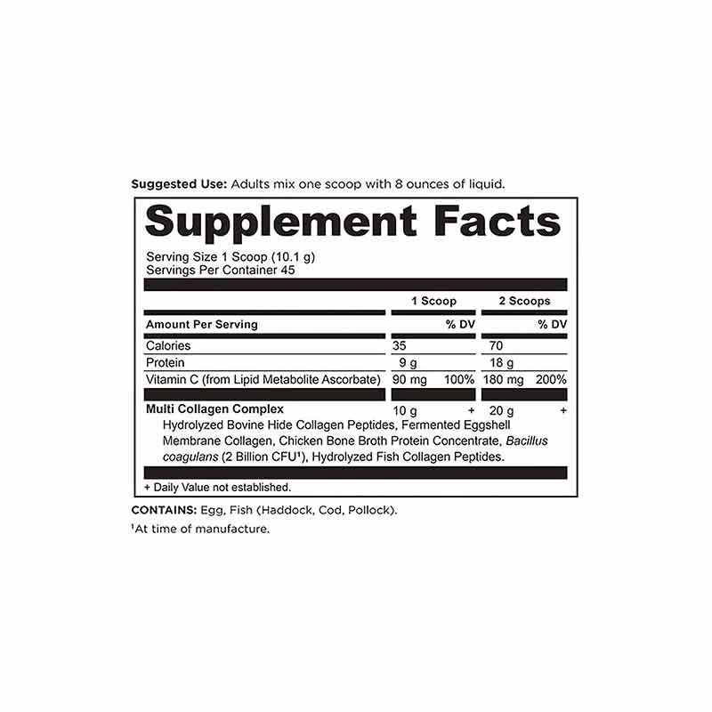 Multi Collagen Protein Powder, Natural, 16 Oz, by Ancient Nutrition, image #3