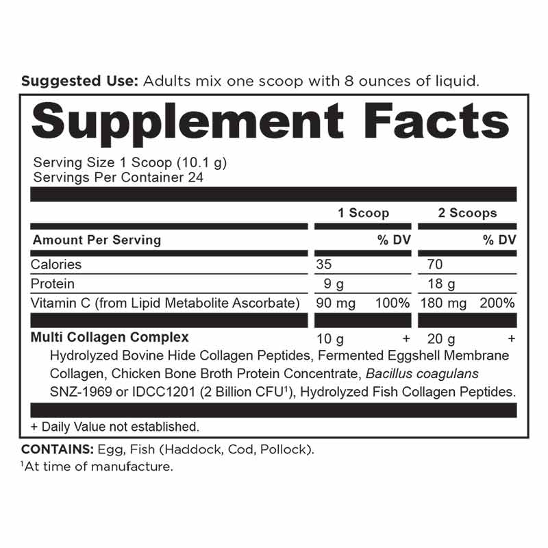 Multi Collagen Protein Powder, Natural, 8.6 Oz, by Ancient Nutrition, image #2