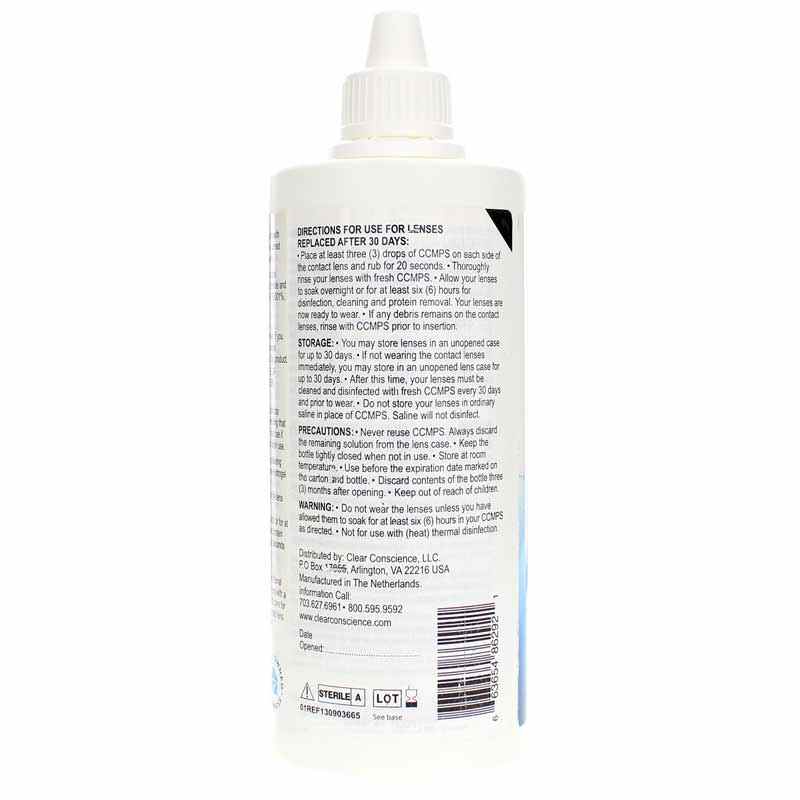 Multi-Purpose Contact Lens Solution, 12 Oz, by Clear Conscience, image #3