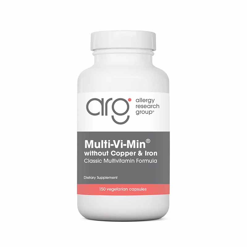 Multi-Vi-Min without Copper & Iron, by Allergy Research Group
