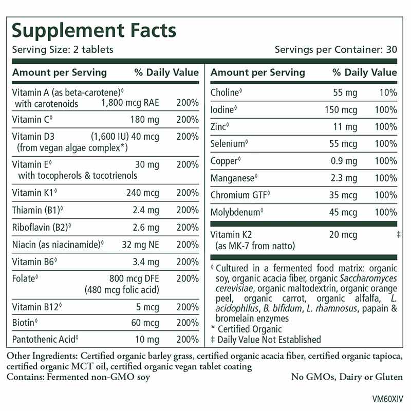 Multi Vita-Min Tablets, by Pure Synergy, image #2