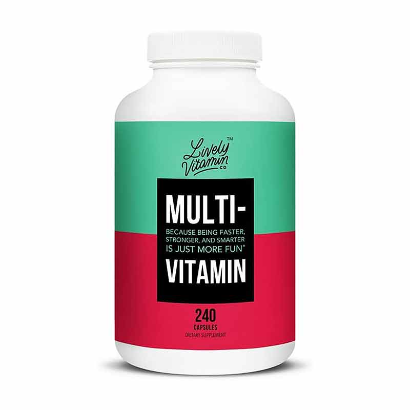Multi-Vitamin, 240 Capsules, by Lively Vitamin Co