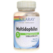 Multidophilus Triple Strain Formula, 180 Veg Capsules, by Solaray