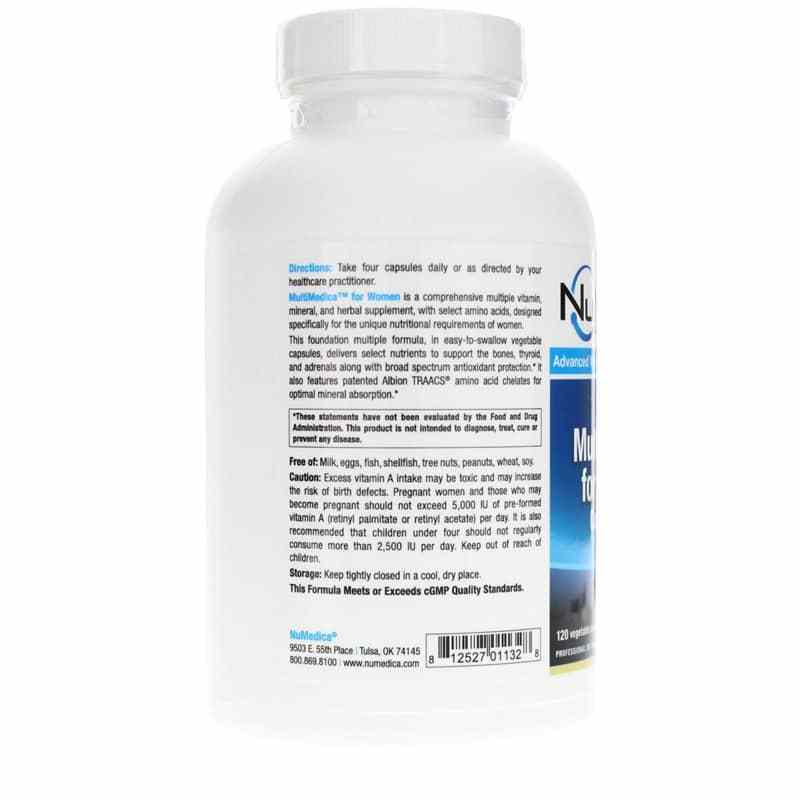 MultiMedica for Women Copper Free, by NuMedica, image #3