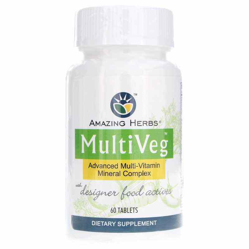 MultiVeg Multi-Vitamin Mineral Complex, by Amazing Herbs