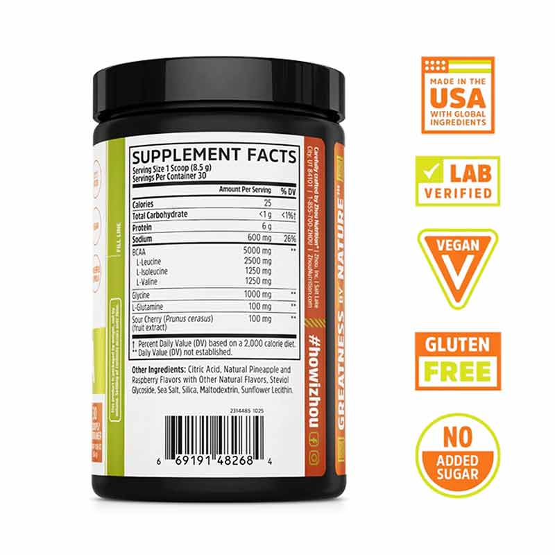 Muscle BCAA Maximum Muscle Formula, by Zhou Nutrition, image #4