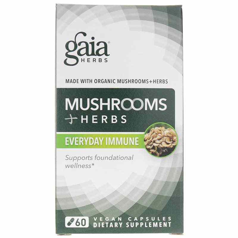 Mushrooms + Herbs Everyday Immune, by Gaia Herbs