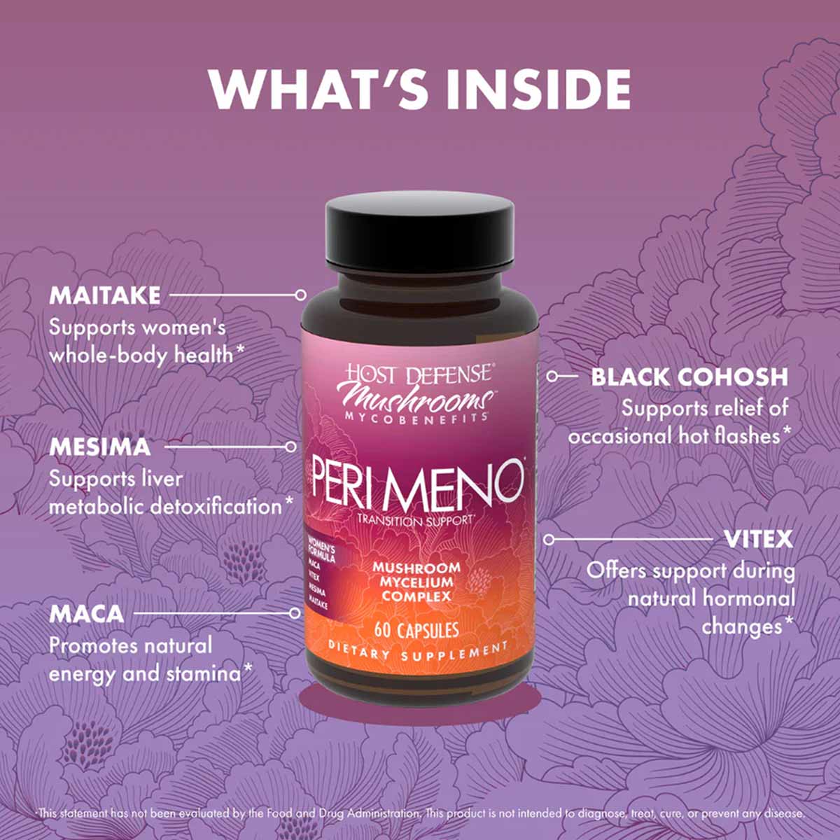 MycoBenefits Peri Meno, by Host Defense