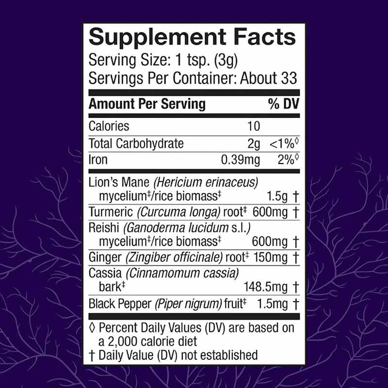 MycoBotanicals Brain & Body Powder, by Host Defense, image #2