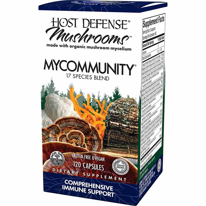 MyCommunity Immune Support, 120 Veg Capsules, by Host Defense, image #3