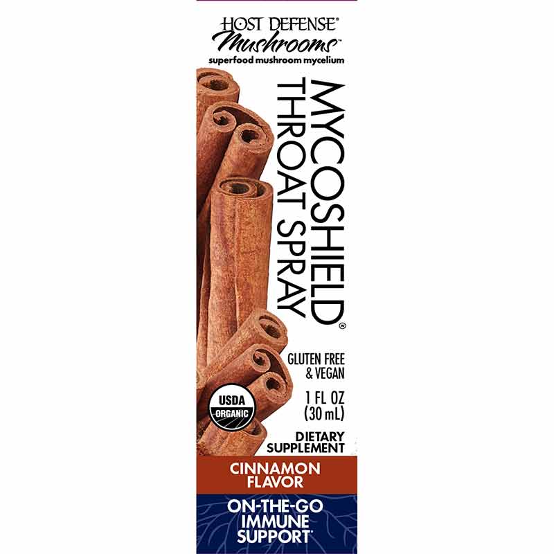 MycoShield Spray Immune Support, Cinnamon, by Host Defense