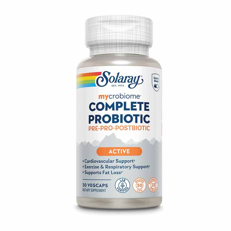 Mycrobiome Complete Probiotic, Active, 30 Capsules, by Solaray