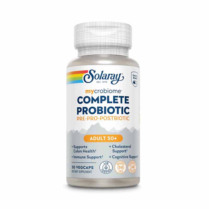 Mycrobiome Complete Probiotic, Adult 50+ Formula, 30 Capsules, by Solaray