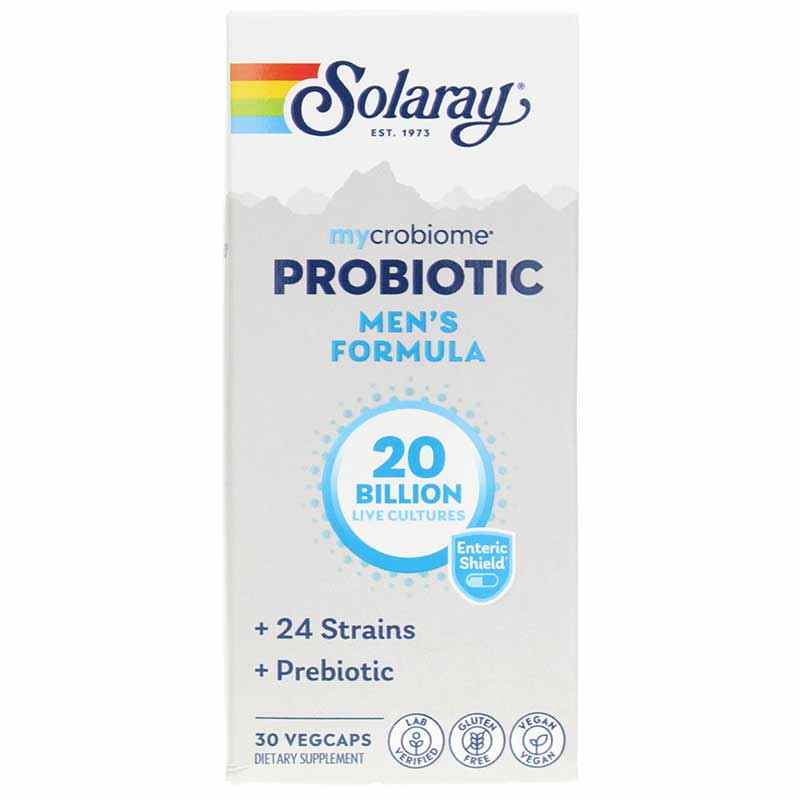 Mycrobiome Probiotic 20 Billion CFU, Men's Formula, by Solaray