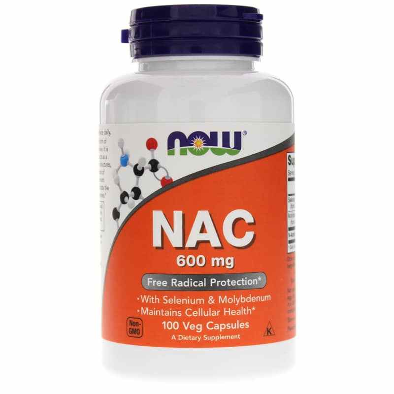 NAC 600 Mg, 100 Veg Capsules, by NOW Foods