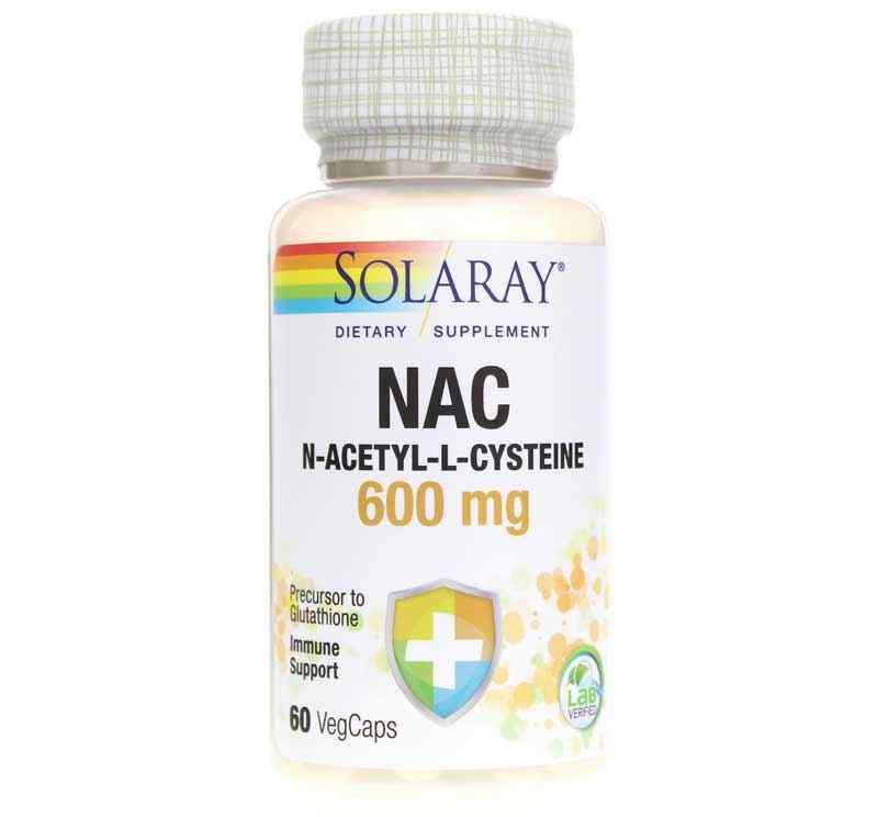 NAC 600 Mg, by Solaray