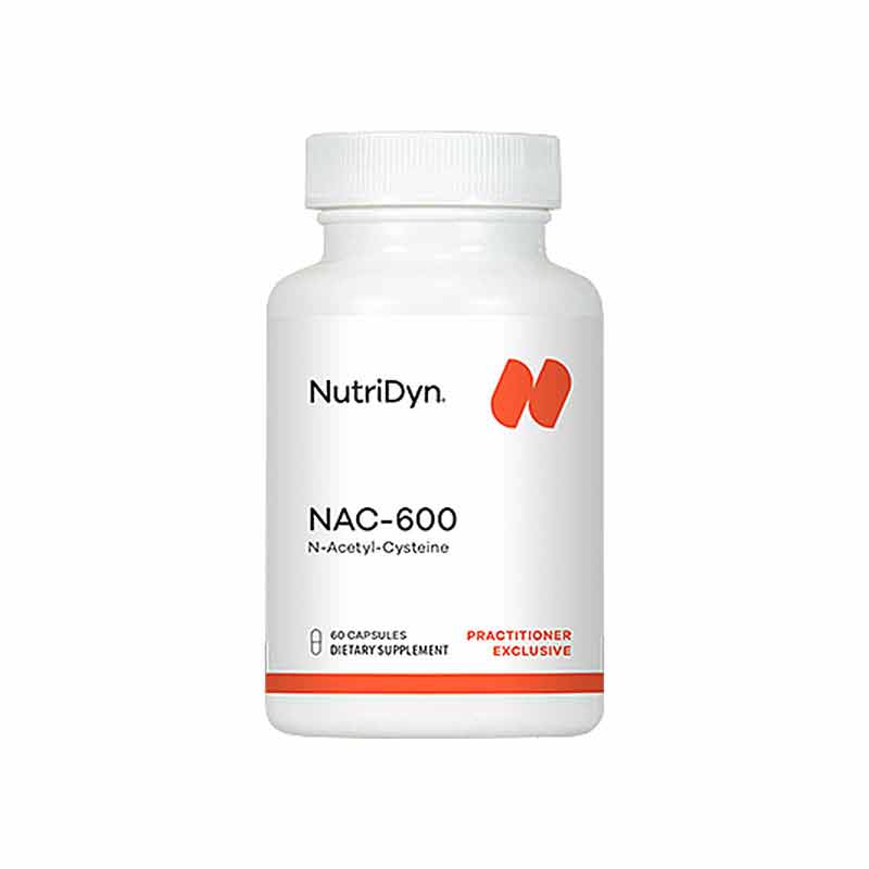 NAC-600 N-Acetyl-Cysteine, 60 Capsules, by NutriDyn