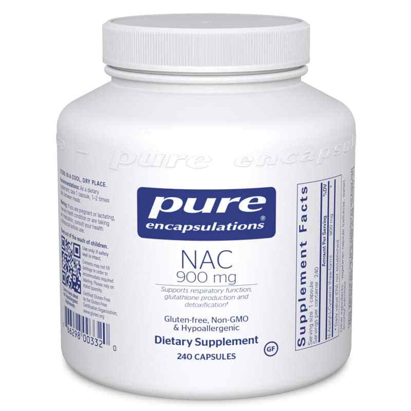 NAC 900 Mg, 240 Capsules, by Pure Encapsulations
