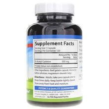 NAC N-Acetyl Cysteine 500 Mg, 120 Capsules, by Carlson Labs, image #2
