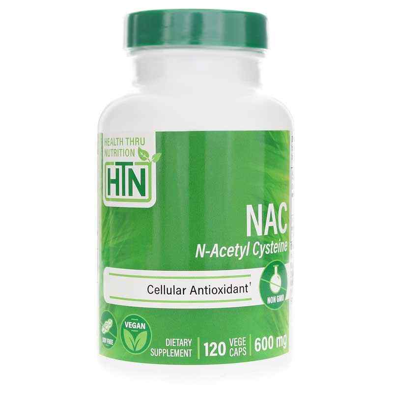 NAC N-Acetyl Cysteine 600 Mg, by Health Thru Nutrition