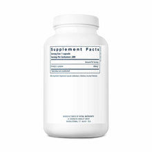 White bottle of NAC N-Acetyl-L-Cysteine supplement with white cap and label showing supplement facts and ingredient informati