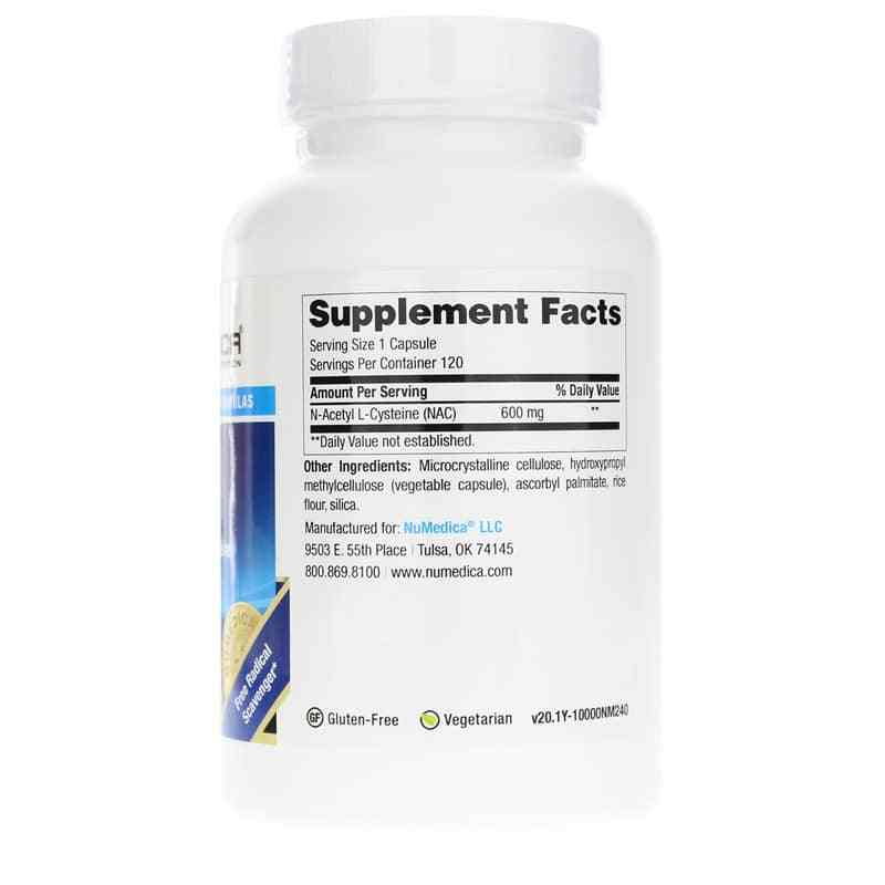 NAC N-Acetyl L-Cysteine, NuMedica Natural Healthy Concepts NAC N-Acetyl L-Cysteine, NuMedica Natural Healthy Concepts