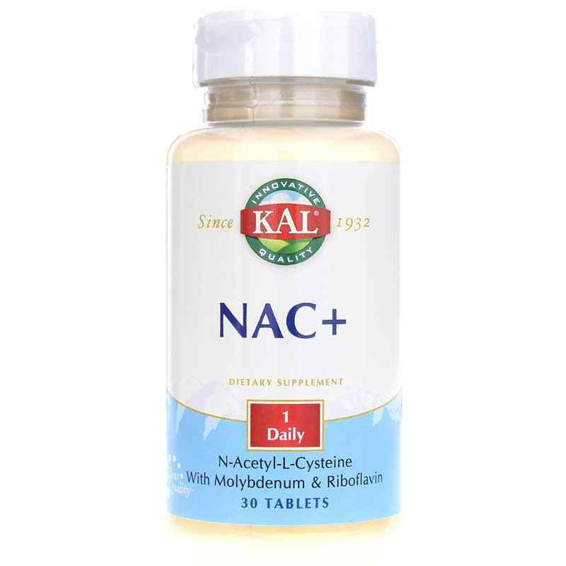 NAC+, 30 Tablets, by Kal