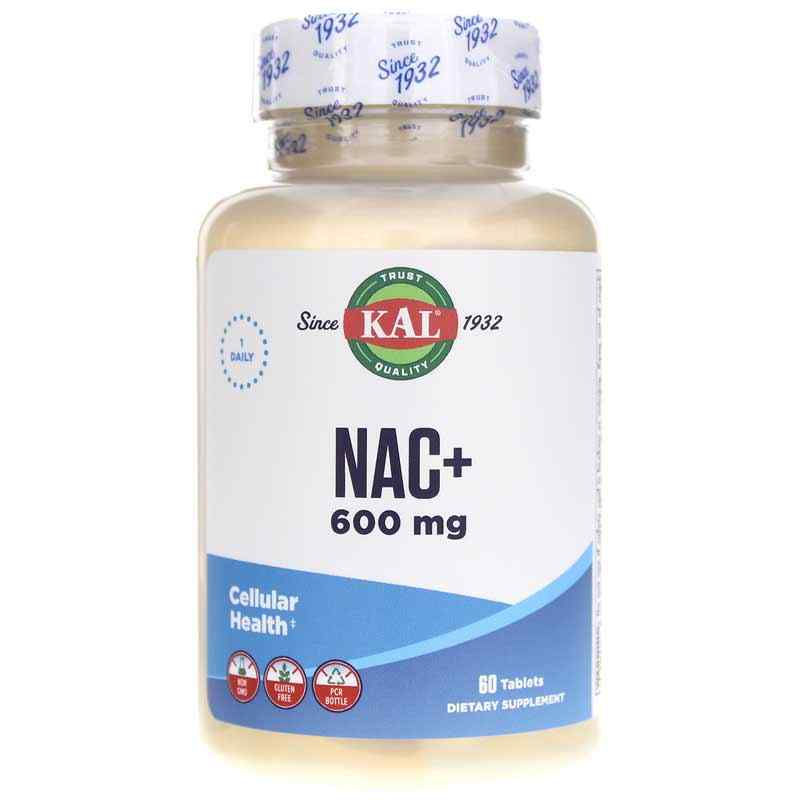 NAC+, 60 Tablets, by Kal