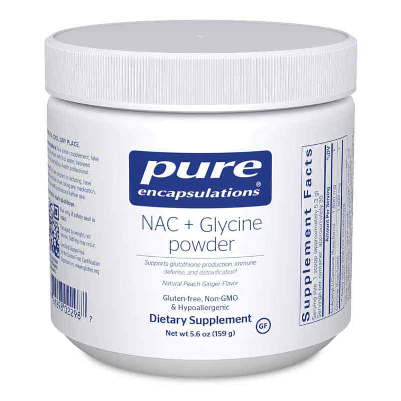 nac plus glutathione NAC + Glycine Powder, Pure Encapsulations – Natural Healthy Concepts