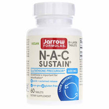 N-A-C Sustain 600 Mg, by Jarrow Formulas