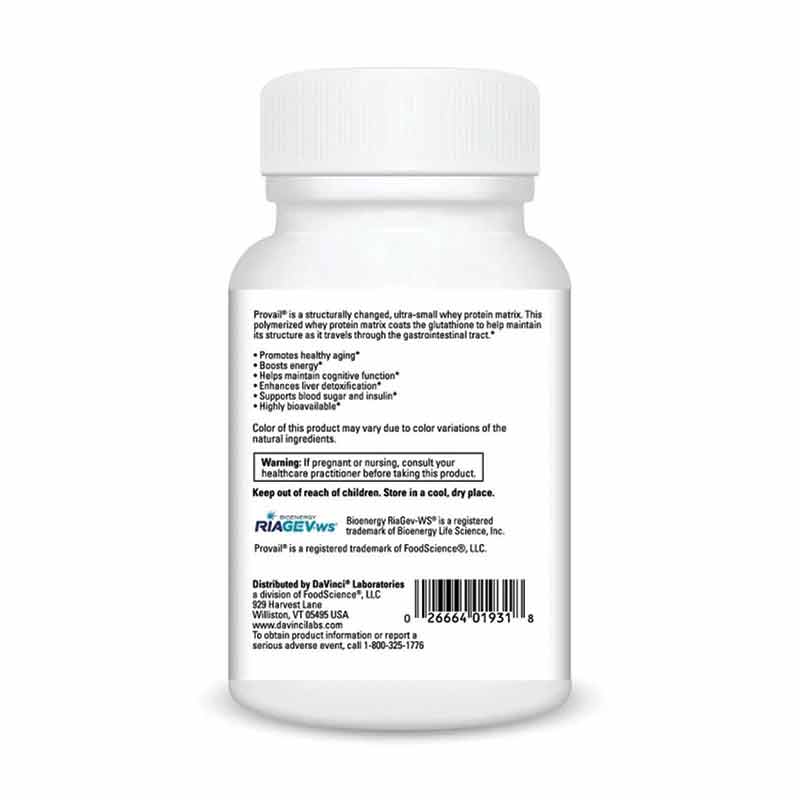 NAD+ Activate with Glutathione, 60 Capsules, by DaVinci Labs, image #3