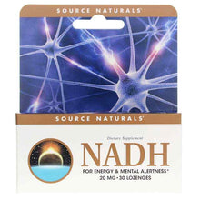 NADH 20 Mg Lozenges, 30 Lozenges, by Source Naturals