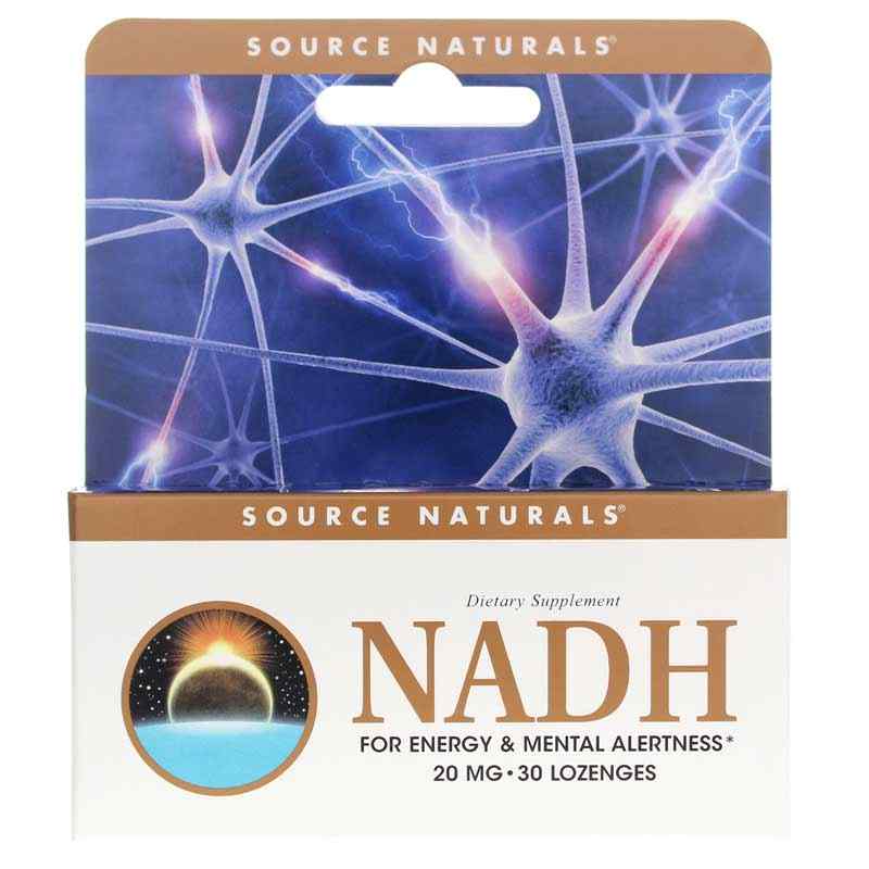 NADH 20 Mg Lozenges, 30 Lozenges, by Source Naturals